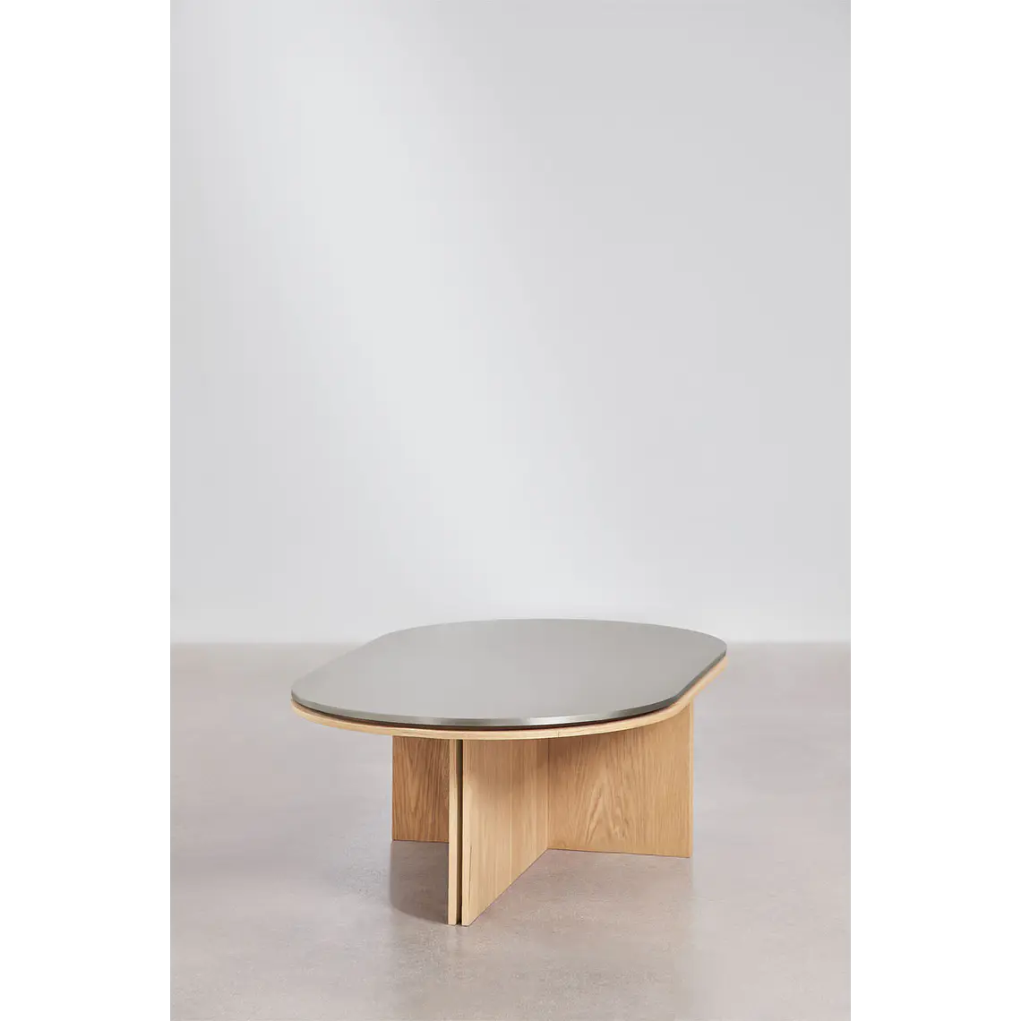 Talian · Mesa de centro en metal de 120 cm 4