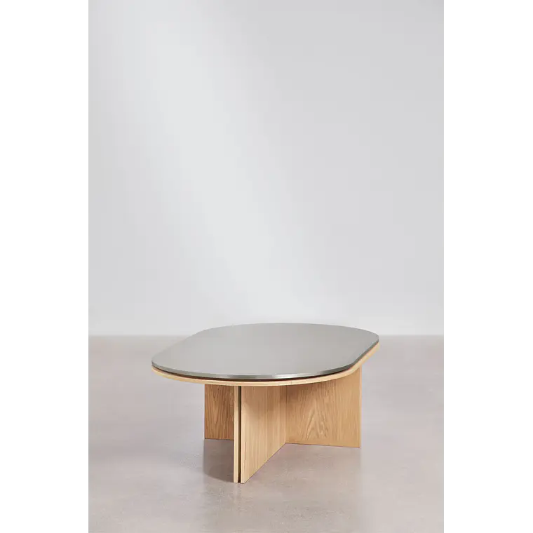 Talian · Mesa de centro en metal de 120 cm 4