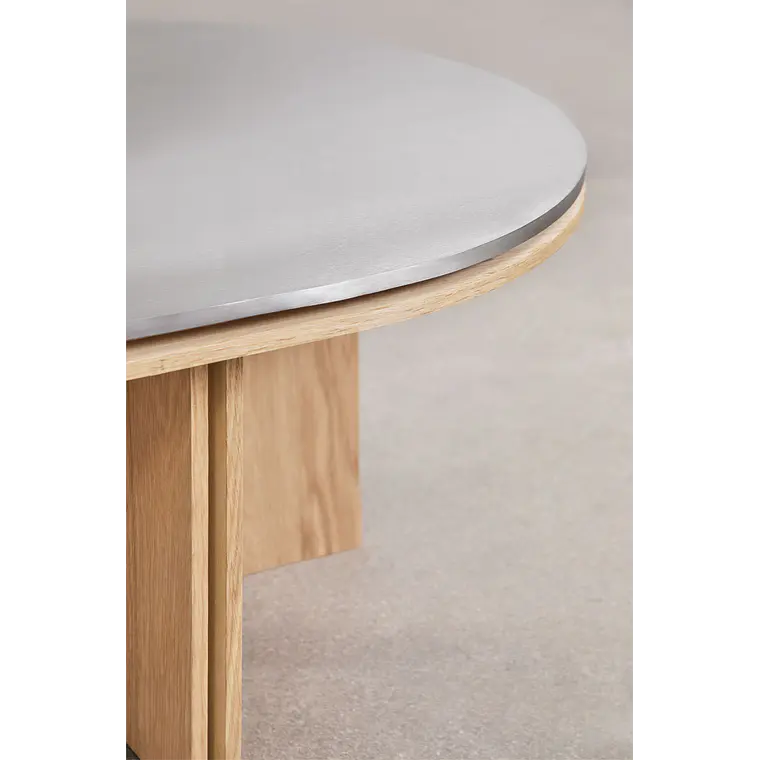 Talian · Mesa de centro en metal de 120 cm 5