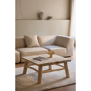 Veiel · Mesa de centro en acabado madera de 80 cm