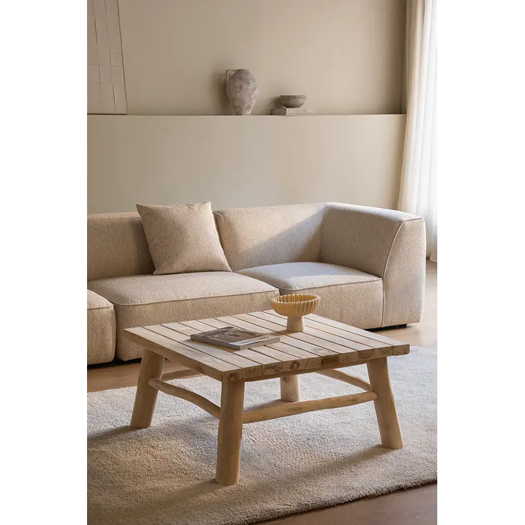 Veiel · Mesa de centro en acabado madera de 80 cm 1