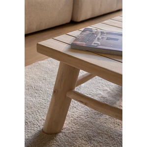 Veiel · Mesa de centro en acabado madera de 80 cm