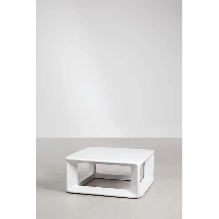 Veora · Mesa de centro en cristal de 80 cm 4