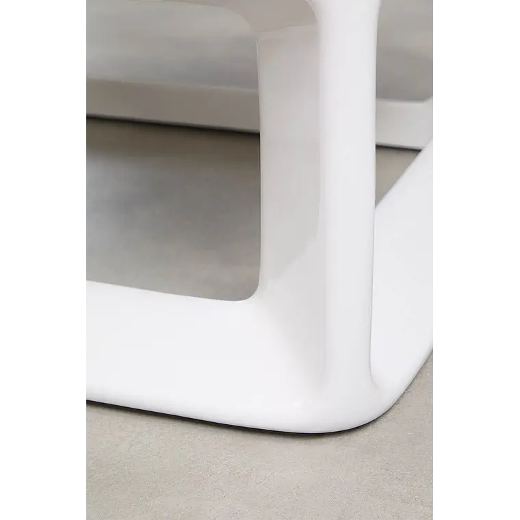 Veora · Mesa de centro en cristal de 80 cm 6