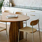 Mesa de comedor ovalada 200x100 cm en madera de acacia - Miniatura 2
