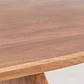 Mesa de comedor ovalada 200x100 cm en madera de acacia - Miniatura 6