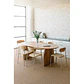 Mesa de comedor ovalada 200x100 cm en madera de acacia - Miniatura 10