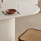 Mesa de comedor ovalada 200x105 cm en MDF - Miniatura 2