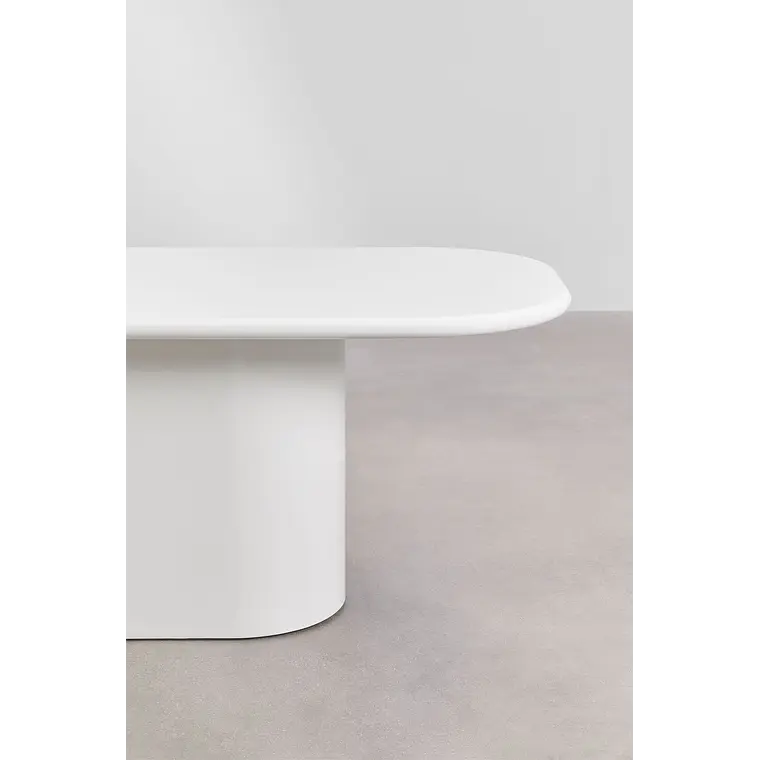 Mesa de comedor ovalada 200x105 cm en MDF 5