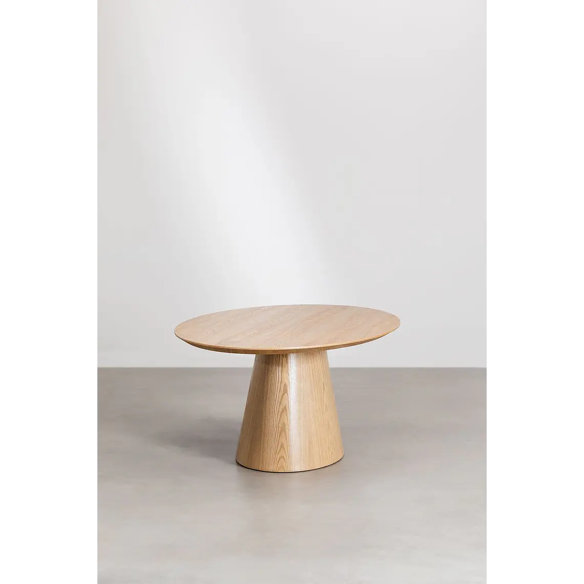 Mesa de comedor ovalada 220x120 cm en madera y MDF 4