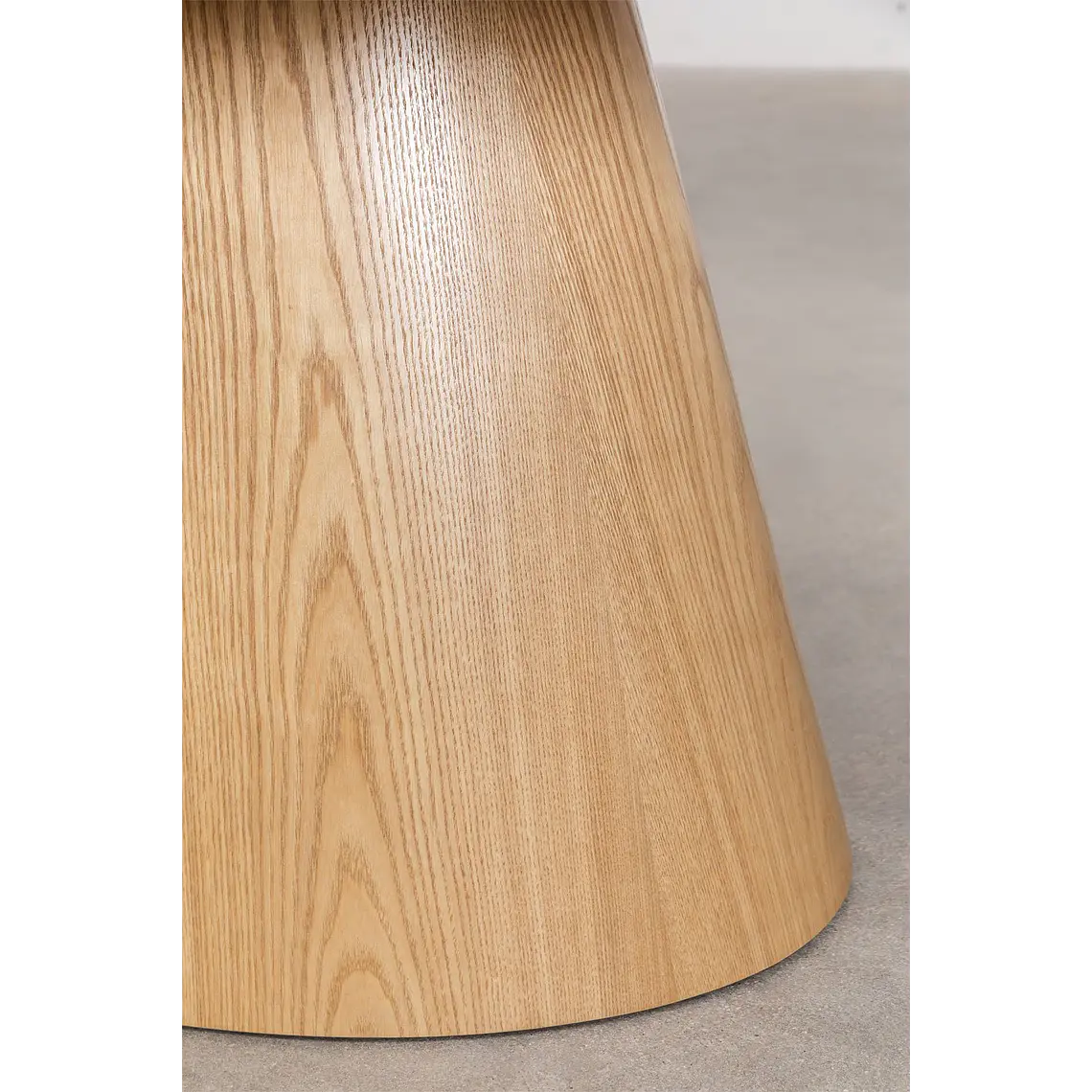 Mesa de comedor ovalada 220x120 cm en madera y MDF 7