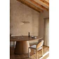 Mesa de comedor ovalada 220x120 cm en madera y MDF - Miniatura 10