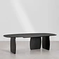 Mesa de comedor ovalada 260x120 cm en madera de mango - Miniatura 3