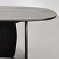 Mesa de comedor ovalada 260x120 cm en madera de mango - Miniatura 5