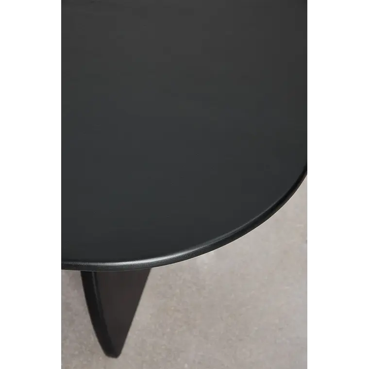 Mesa de comedor ovalada 260x120 cm en madera de mango 6