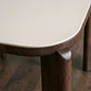 Mesa de comedor rectangular 200x100 cm en vidrio templado y MDF - Miniatura 3