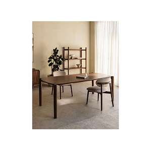 Mesa de comedor rectangular 200x90 cm en madera de mango