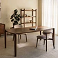 Mesa de comedor rectangular 200x90 cm en madera de mango - Miniatura 2