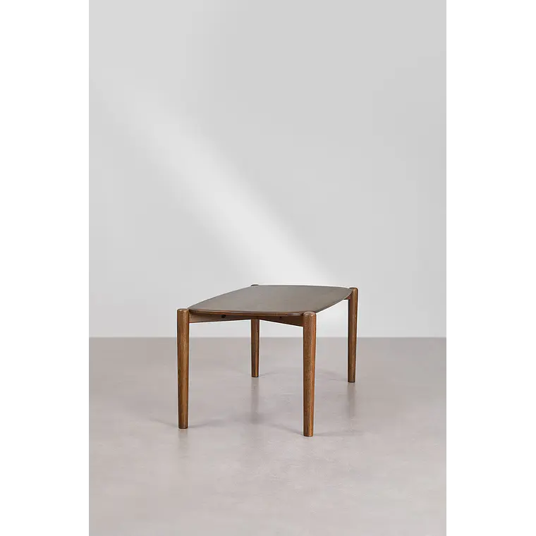 Mesa de comedor rectangular 200x90 cm en madera de mango 5