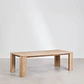 Mesa de comedor rectangular 240x110 cm en travertino - Miniatura 3