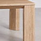 Mesa de comedor rectangular 240x110 cm en travertino - Miniatura 5