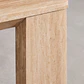 Mesa de comedor rectangular 240x110 cm en travertino - Miniatura 6
