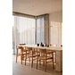 Mesa de comedor rectangular 240x110 cm en travertino - Miniatura 10