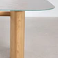 Mesa de comedor rectangular 260x110 cm en vidrio templado y MDF - Miniatura 6