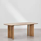 Mesa de comedor rectangular en madera de mango - Miniatura 3