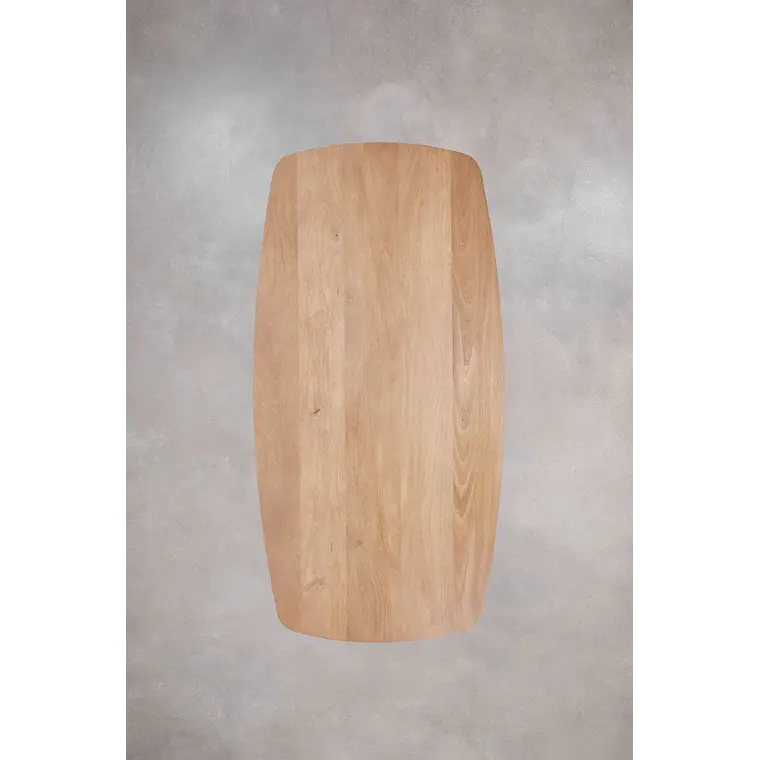 Mesa de comedor rectangular en madera de mango 8