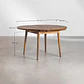 Mesa de jardín 100-135x100 cm extensible en madera de acacia Orlia - Miniatura 9