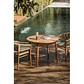 Mesa de jardín 100-135x100 cm extensible en madera de acacia Orlia - Miniatura 10