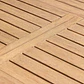 Mesa de jardín 90-150x90 cm extensible en madera de eucalipto Hala - Miniatura 8