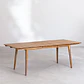 Mesa de jardín rectangular 160-210x90 cm extensible en madera de acacia Fiora - Miniatura 3