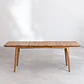 Mesa de jardín rectangular 160-210x90 cm extensible en madera de acacia Fiora - Miniatura 5