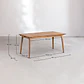 Mesa de jardín rectangular 160-210x90 cm extensible en madera de acacia Fiora - Miniatura 11