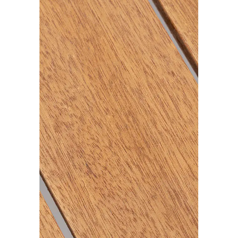 Mesa de jardín rectangular 180x100 cm en madera de eucalipto y aluminio Rava 7