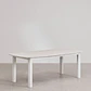 Mesa de jardín rectangular 220-280x100 cm extensible en cerámica y aluminio Halena - Miniatura 3