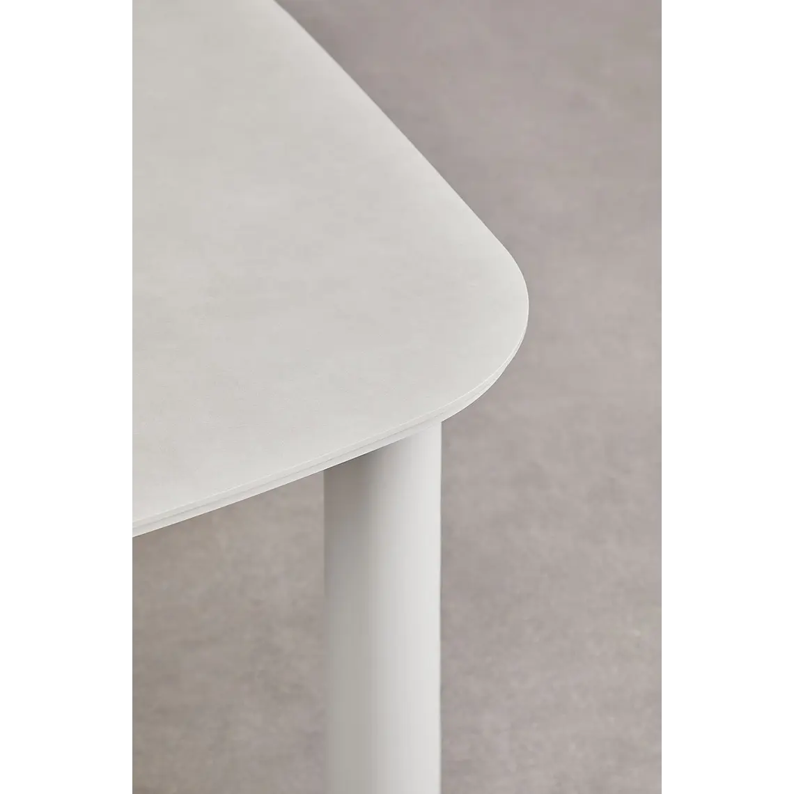 Mesa de jardín rectangular 220-280x100 cm extensible en cerámica y aluminio Halena 6