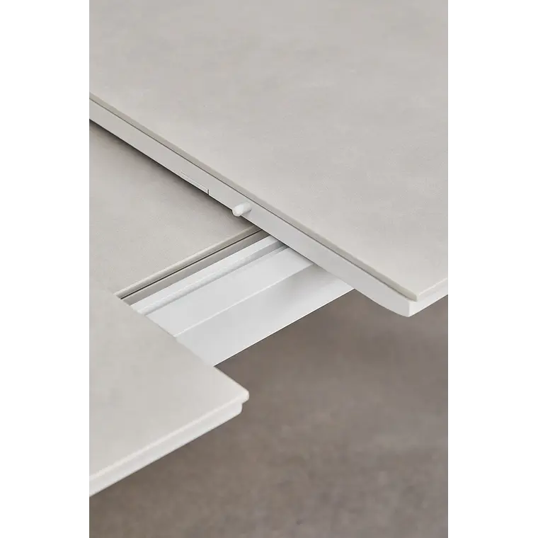 Mesa de jardín rectangular 220-280x100 cm extensible en cerámica y aluminio Halena 7