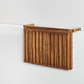 Mesa de jardín rectangular 65x60 cm colgante y plegable en madera de acacia Brania - Miniatura 4