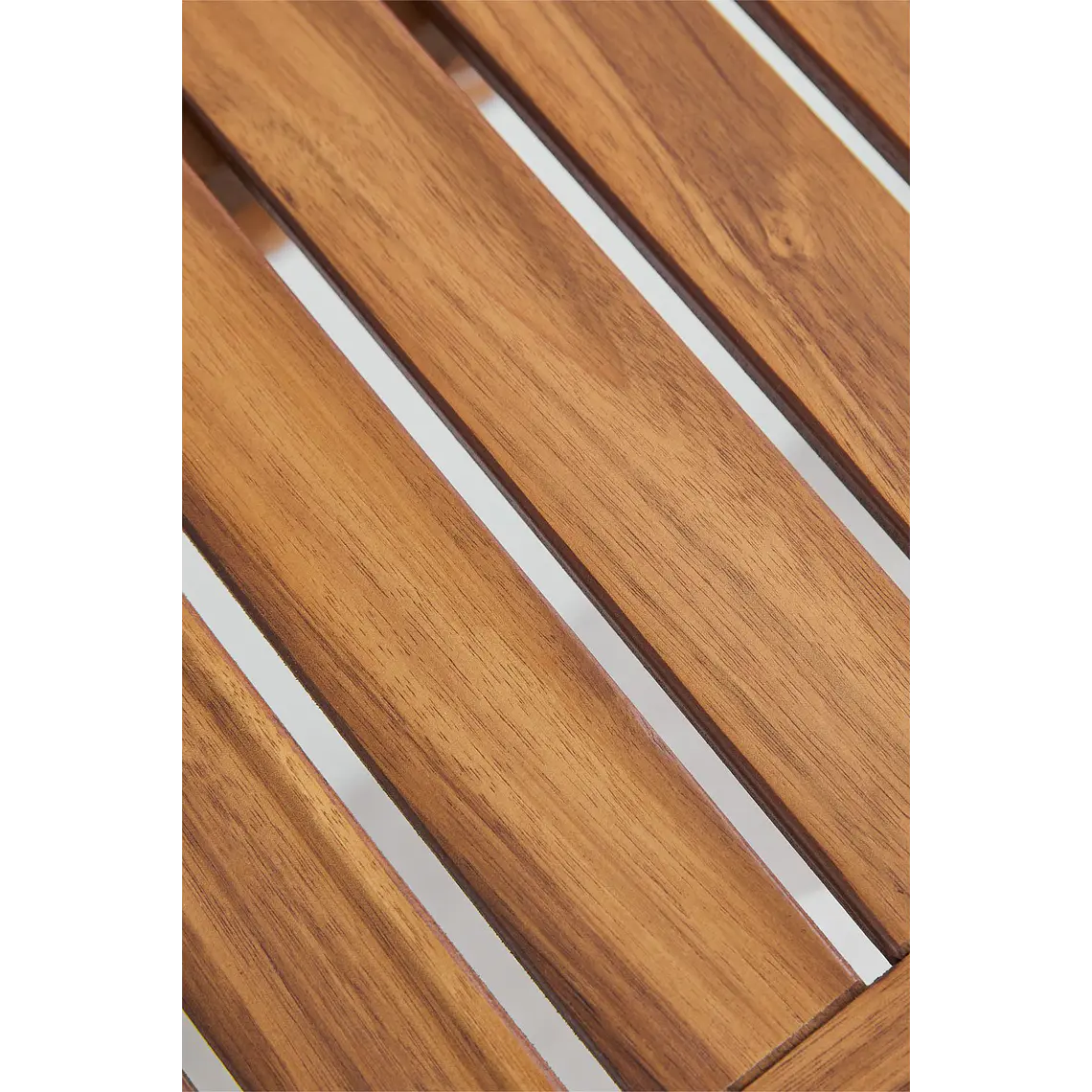 Mesa de jardín rectangular 65x60 cm colgante y plegable en madera de acacia Brania 7