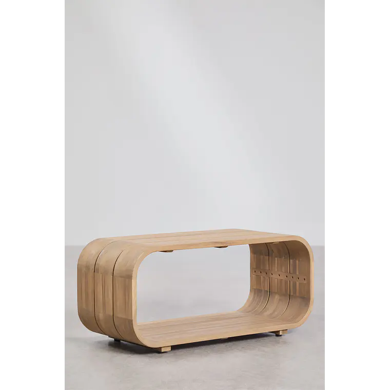 Talvia · Mesa lateral en acabado madera de 85 cm 1