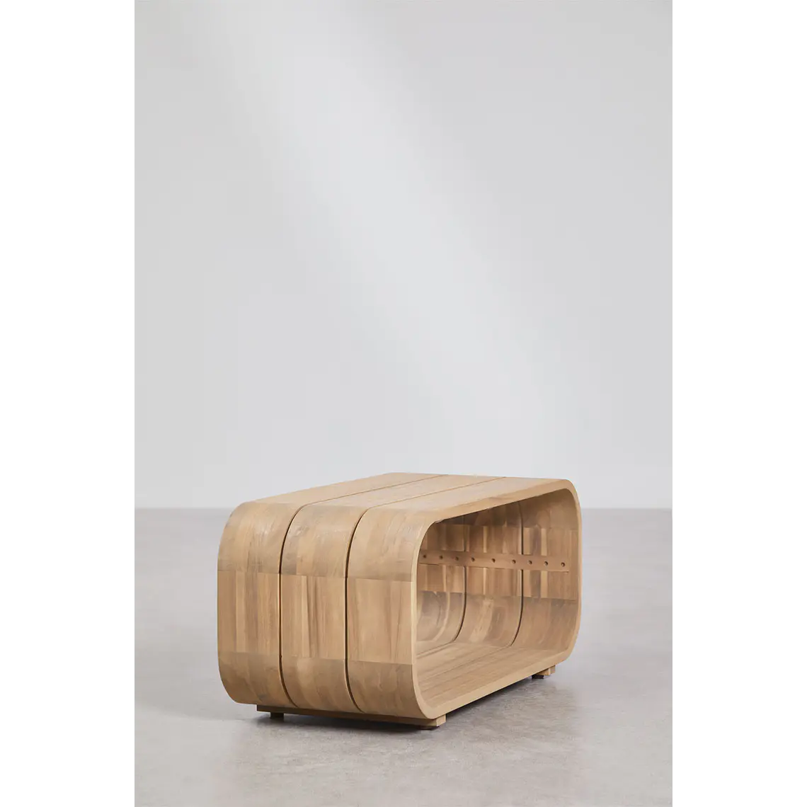 Talvia · Mesa lateral en acabado madera de 85 cm 2