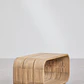 Talvia · Mesa lateral en acabado madera de 85 cm - Miniatura 2