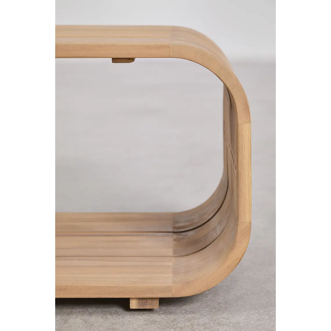 Talvia · Mesa lateral en acabado madera de 85 cm 3