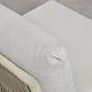 Módulo central para sofá modular de jardín en madera de acacia y cuerda trenzada Selena - Miniatura 6
