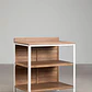 Módulo de almacenaje con estantes para cocina modular de exterior en madera de acacia y aluminio Arenira - Miniatura 4
