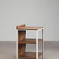 Módulo de almacenaje con estantes para cocina modular de exterior en madera de acacia y aluminio Arenira - Miniatura 5