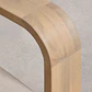 Módulo esquinero derecho para sofá modular de jardín en madera de acacia Zenova - Miniatura 8
